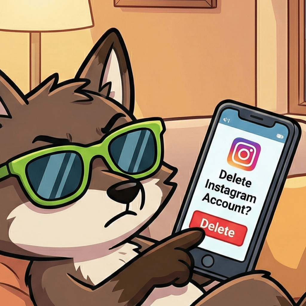 Como excluir conta do instagram - link direto
